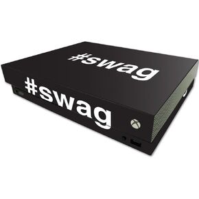 MightySkins Skin Compatible with Microsoft One X Console Only - Swag | Protective, Durable, and Unique Vinyl Decal wrap Cover | Easy to Apply, Remove, and Change Styles | Made in The USA