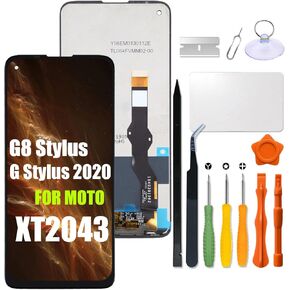 Replacement for Motorola Moto G Stylus 2020 LCD Screen for Moto XT2043 XT2043-4 G8 Stylus 2020 LCD Display Touch Screen Digitizer Assembly with Repair kit