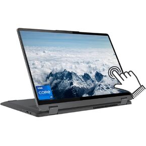 Lenovo IdaePad Flex 5 16" 2-in-1 Laptop, 2.5K TouchScreen, Intel Core i7-1255U(> i7-1165G7), 16GB RAM, 512GB NVMe SSD, Backlit KeyBoard, Fingerprint, WIFi 6, Thunderbolt 4, Win 11, CUE Accessories