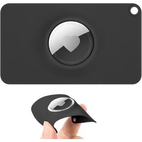 حاملات المحفظة لـ Apple AirTag، حامل بطاقات المحفظة المرن فائق النحافة، حافظة محفظة AirTag الواقية الشاملة لبطاقات GPS للمحفظة وحقيبة اليد وحقيبة الظهر والقابض