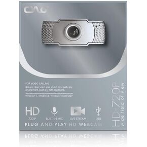HD 720P PRO Webcam (Silver)
