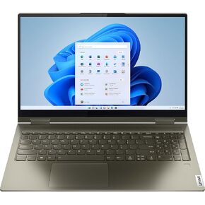 Lenovo 2023 Yoga 7i 15" FHD IPS Touchscreen 300nits 2-in-1 Laptop Intel Evo 4-Core i7-1165G7 Iris Xe Graphics 12GB RAM 512GB NVMe SSD WIFI AX Thunderbolt4 Fingerprint Backlit Windows 10 Pro w/RE USB