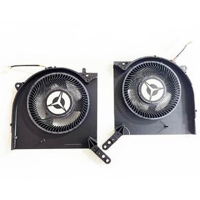 Fleshy Leaf Replacement CPU+GPU Cooling Fan for Lenovo Legion R9000K Y9000K Legion 7-16ACHg6 82N6 2021 Paragraph Series DFSAL12E064860 FNKN DFSAL12E164860 FNKP DC10V