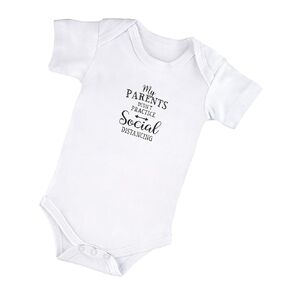 Lillian Rose My Parents Didn't Social Distance Pregnancy Baby Announcement Onesie Romper