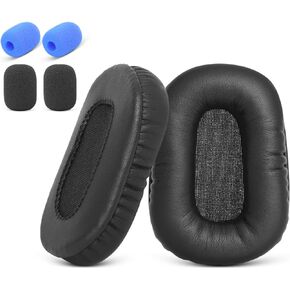 Ear Pads Replacement for B450-XT Bluetooth Headset, Mod Kit Ear Cushions Cups Compatible with VXI BlueParrott B450-XT B450XT S450-XT Headset, Leather Ear Pads + Mic Foam