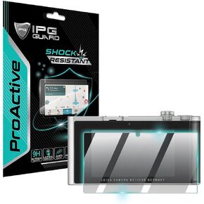 IPG ProActive for Leica CL / Q2 / SL2 / SL3 / SOFORT 2 / TL2 / V-Lux 5 Camera Display (2 Units) 9H Hardness Screen Protector Smooth Glass Touch Ultra Responsive High Clarity Anti Scratch Smudge & Shock Proof Nano Technology Guard (Leica Q2)