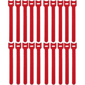 أشرطة تثبيت بخطاف وحلقة من Kable Kontrol، مقاس 17.78 سم × 1.27 سم، مزدوجة الجوانب غير لاصقة من النايلون غير اللاصق وقابلة لإعادة الاستخدام، شريط قابل للتعديل، سلك منظم للكابل - أسود - 20 قطعة in Kuwait