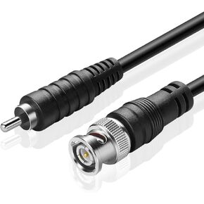 TNP BNC to RCA Adapter Cable (6FT) - BNC Male to RCA Male RG59U 75 ohm Coaxial Composite Video Connector Jack Converter Adapter Composite Video Cable in Saudi Arabia