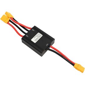 Electric Bike Double Battery Discharge Converter,Dual Battery Pack Switch Balancer 20V to 72V Dual Battery Parallel Module Adapter for Replacement (60A)