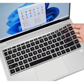 CaseBuy Keyboard Cover for HP Probook 440 445 G8 G9 G10 2023 2022 14 inch, HP Probook 640 G7 G8 14" Laptop Protector Skin(NOT Fit Probook 440 445 G5 G6 G7) -Black