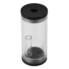 Computer Cooling Reservoir, PC Computer Liquid Water Cooling Radiator Acrylic Cylinder Transparent POM and PMMA Water Reservoir Kit