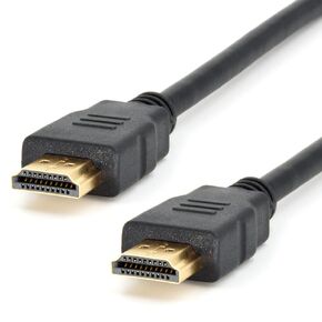 Premium 4K Short HDMI Cable 2.0 with Ethernet - HDMI 4K Cable 2.0 (4K @ 60Hz) Ready - High Speed 18Gbps - Gold Plated Connectors - ARC - Video 4K Ultra HD 2160p 1080p 3D HDR - HDMI Cable 1 ft/0.3m