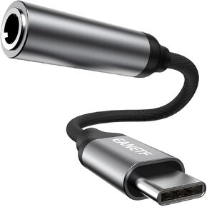 USB C to 3.5mm Audio Adapter Type C Female Headphone Jack Adapter Hi-Res DAC Cable for Samsung S21 Note 20 Ultra S20 FE Sony XZ2 XZ3 Google Pixel 5 4 3XL