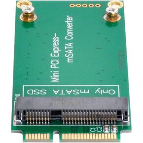 chenyang Flexible Mini PCI Express PCI-e Mini Card Extender 52pin Male to Female Extension FFC Cable for SSD LAN Card