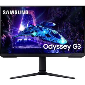 شاشة ألعاب سامسونج Odyssey G3 (G30D) مقاس 27 بوصة بدقة FHD، 1 مللي ثانية، 180 هرتز، AMD FreeSync، حامل قابل للتعديل، معادل أسود، نقطة تصويب افتراضية، وضع حماية العين، خالي من الوميض، LS27DG302ENXZA، 2024