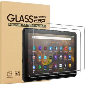 [2-Pack] Screen Protector for All New HD 10 2021 Release(11th Gen Tablet) Latest Model 1080P 10.1" Bubble-Free Tempered Glass, Full HD, 9H Hardness, Easy to Install in Saudi Arabia