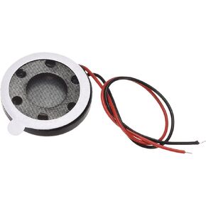 DMiotech 1W 8 Ohm 18mm Diameter Mini DIY Magnetic Speaker Internal Replacement Loudspeaker with Wire for Mobile Phone Black