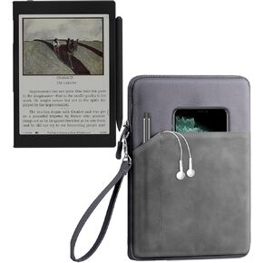 Tablet Sleeve for Onyx Boox Tab Mini C/Boox Nova Air/Air2 and Boox Nova Air C Color 7.8 inch，360 Protective Bag Carrying Case Water-Resistant，Dark Gray.