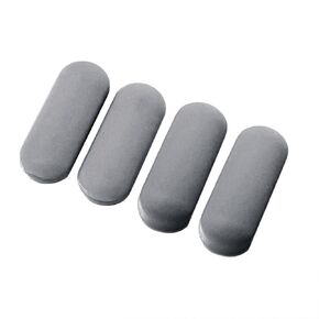 4PCS Rubber Foot Feet Bottom Base Cover Feet Strips Repalcement for Dell Latitude 5500 5501 5502 5505 5509 5510 5511/ Precision 3540 3541 3542 3550 3551 Laptop Rubber Feet (Grey)