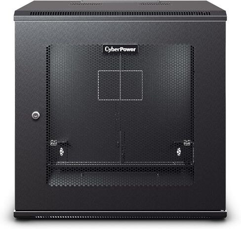 CyberPower Carbon CR6U61003 6U Wall Mount Enclosure, Black in Saudi Arabia
