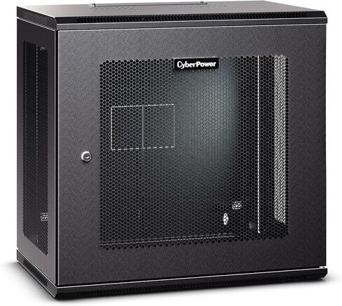 CyberPower Carbon CR6U61003 6U Wall Mount Enclosure, Black in Saudi Arabia