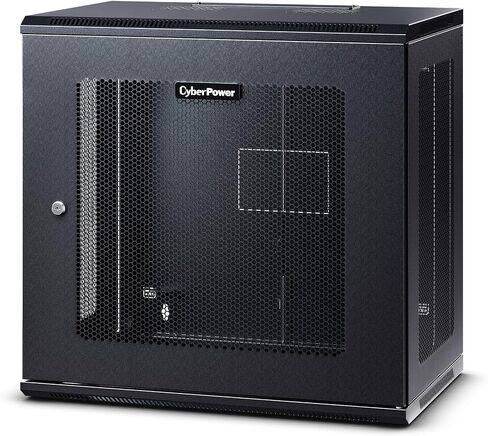 CyberPower Carbon CR6U61003 6U Wall Mount Enclosure, Black in Saudi Arabia