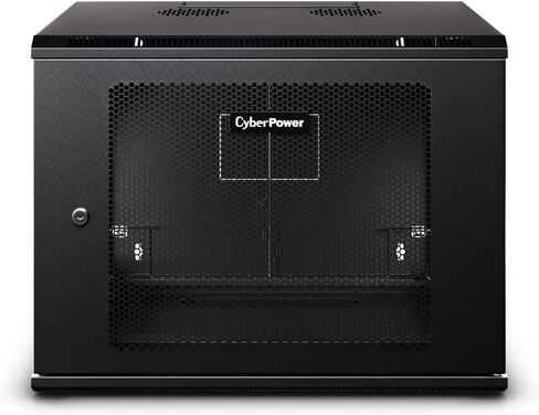 حاوية رف مثبتة على الحائط من CyberPower Carbon CR12U61003 9U، باللون الأسود in Saudi Arabia