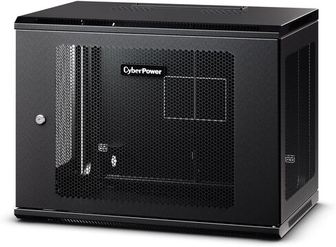 حاوية رف مثبتة على الحائط من CyberPower Carbon CR12U61003 9U، باللون الأسود in Saudi Arabia