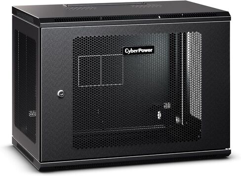 حاوية رف مثبتة على الحائط من CyberPower Carbon CR12U61003 9U، باللون الأسود in Saudi Arabia