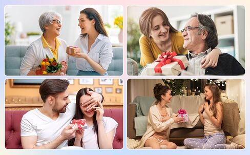 Mother's Day, Personalized Engraved 3D Crystal Phone Stands, it Make Ideal Gifts for Easter, Christmas, Birthdays, and Other Special Occasions to give to Family and Friends., transparent in Saudi Arabia