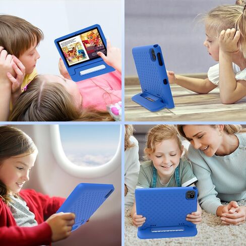 Kids Tablet,10 inch Tablet for Kids, Android 13 Toddler Tablet with Shockproof Case-Stand,128GB Expansion,5-7 hr Battery,WiFi,GMS,Parental Control,Kids App Pre-Installed (Navy Blue) in Saudi Arabia