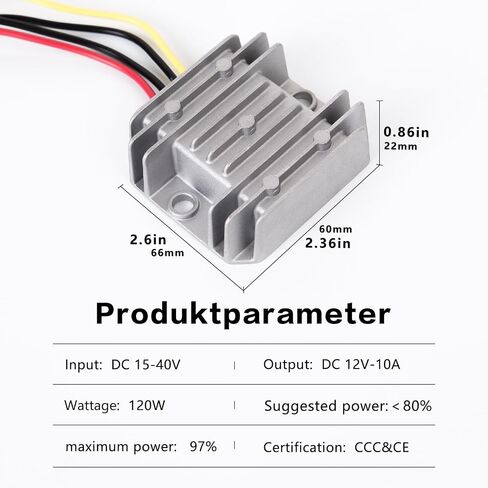 DC 24V (15V-40V) to DC 12V 20A 240W Converter, Power Module Buck Converter, Voltage Regulator Board Adapter, Automotive Buck Converter in Saudi Arabia