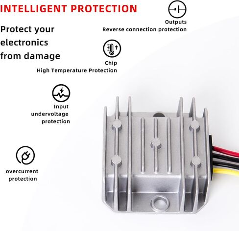 DC 24V (15V-40V) to DC 12V 20A 240W Converter, Power Module Buck Converter, Voltage Regulator Board Adapter, Automotive Buck Converter in Saudi Arabia