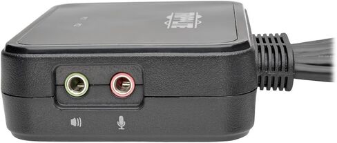 Tripp Lite 2-Port USB HDMI Cable KVM Switch w/Audio/Video, Cables & USB Peripheral Sharing 1920 x 1200, 1080p (B032-HUA2),black in Saudi Arabia