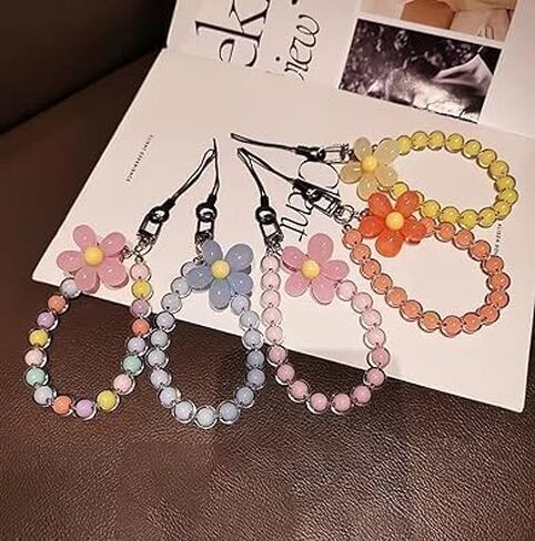 3 قطع لون الهاتف المحمول الحبل سلسلة الهاتف العالمي القوس، لؤلؤة مطرز الهاتف الحبل المعصم حزام مكافحة فقدان الهاتف سحر حزام الأزياء حالة الهاتف المفاتيح المحفظة الديكور قلادة للنساء، اكسسوارات in Saudi Arabia
