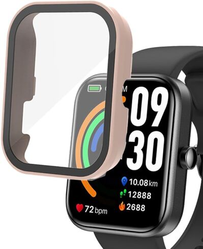 compatible with TOZO S3 1.83" Smartwatch, Watch Cases with Tempered Glass Screen Protector, 9H in Saudi Arabia