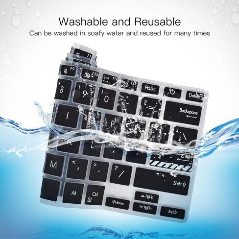 Keyboard Cover Skin for ASUS Zenbook 14 X OLED UX3404, Zenbook 14 Flip OLED UP3404, Zenbook Pro 14 OLED UX6404 Laptop, Asus Zenbook 14 OLED Laptop Keyboard Skin Protector, Mint in Saudi Arabia