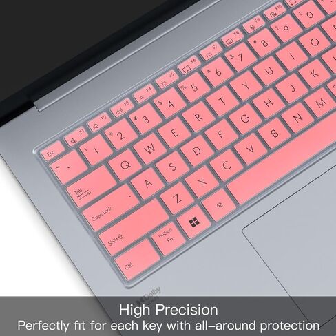 غطاء لوحة المفاتيح لجهاز ASUS Zenbook 14 X OLED UX3404، Zenbook 14 Flip OLED UP3404، Zenbook Pro 14 OLED UX6404 الكمبيوتر المحمول، Asus Zenbook 14 OLED واقي لوحة مفاتيح الكمبيوتر المحمول، أسود in Kuwait