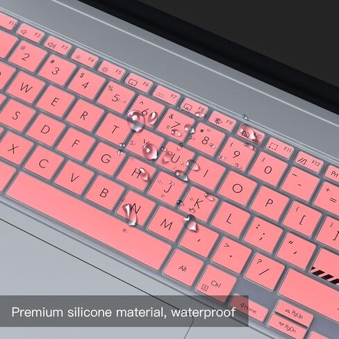 غطاء لوحة المفاتيح لجهاز ASUS Zenbook 14 X OLED UX3404، Zenbook 14 Flip OLED UP3404، Zenbook Pro 14 OLED UX6404 الكمبيوتر المحمول، Asus Zenbook 14 OLED واقي لوحة مفاتيح الكمبيوتر المحمول، أسود in Kuwait