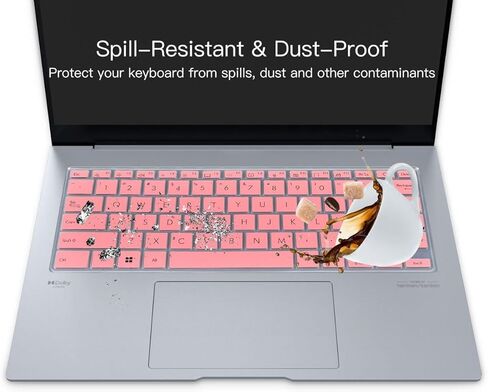 غطاء لوحة المفاتيح لجهاز ASUS Zenbook 14 X OLED UX3404، Zenbook 14 Flip OLED UP3404، Zenbook Pro 14 OLED UX6404 الكمبيوتر المحمول، Asus Zenbook 14 OLED واقي لوحة مفاتيح الكمبيوتر المحمول، أسود in Kuwait