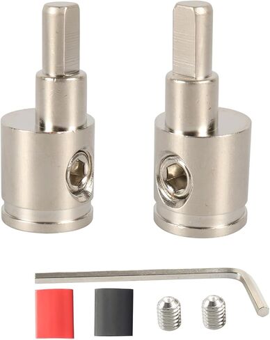 Amp Input Reducer 4Gauge to 4Gauge Car Audio Amplifier Wire Terminal Connectors Brass 2PCS with Heat Shrink Tubing in Kuwait