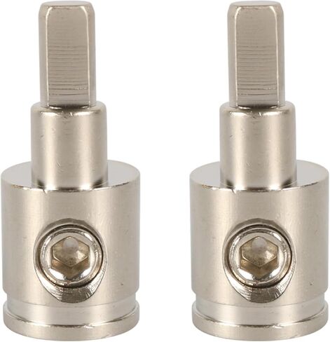 Amp Input Reducer 4Gauge to 4Gauge Car Audio Amplifier Wire Terminal Connectors Brass 2PCS with Heat Shrink Tubing in Kuwait