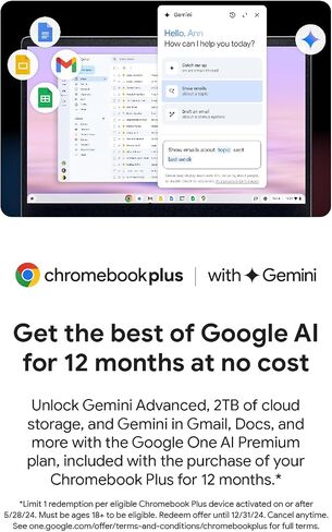 Acer Chromebook Spin 714 CP714-2WN-74R0 كمبيوتر محمول Intel Evo Intel Core i7-1355U 14 بوصة 2560x1600 IPS شاشة تعمل باللمس 8 جيجابايت LPDDR4X 256 جيجابايت SSD Wi-Fi 6E QHD MIPI Webcam لوحة مفاتيح بإضاءة خلفية نظام التشغيل Chrome in Saudi Arabia