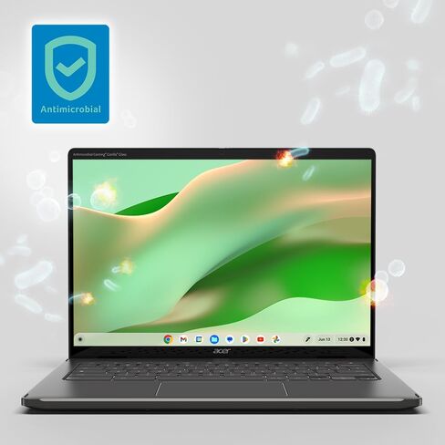 Acer Chromebook Spin 714 CP714-2WN-74R0 كمبيوتر محمول Intel Evo Intel Core i7-1355U 14 بوصة 2560x1600 IPS شاشة تعمل باللمس 8 جيجابايت LPDDR4X 256 جيجابايت SSD Wi-Fi 6E QHD MIPI Webcam لوحة مفاتيح بإضاءة خلفية نظام التشغيل Chrome in Saudi Arabia