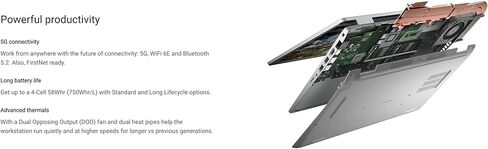 Dell Precision 3571 15.6" FHD Workstation Laptop (14-Core Intel i7-12800H, T600 4GB, 32GB DDR5 RAM, 1TB PCIe SSD, Backlit KB, 2X Thunderbolt 4, Wi-Fi 6E, BT 5.3, Webcam, Win 10 Pro) in Saudi Arabia