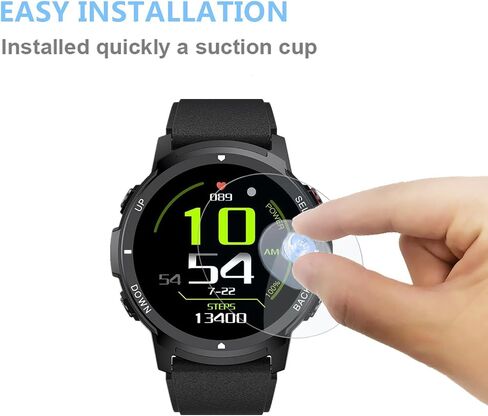 Compatible for Basznrty S52 Smart Watch Screen Protector (3 Pack) 9H Tempered Glass Screen Protector, Compatible for Jooeniok 2023 New Smart Watch 1.39 Inches in Saudi Arabia