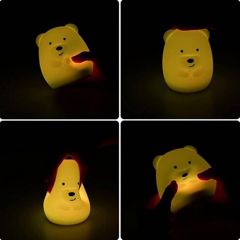 Portable Night Light for Kids - Hanging LED Light Up Toddler Room Remote 9 Colors Changing, Nursery Baby Night Light Car Seat Crib Dimmable Rechargeable Squishy Lamp Room Decorations Gifts in Kuwait