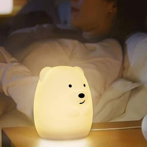 Portable Night Light for Kids - Hanging LED Light Up Toddler Room Remote 9 Colors Changing, Nursery Baby Night Light Car Seat Crib Dimmable Rechargeable Squishy Lamp Room Decorations Gifts in Kuwait