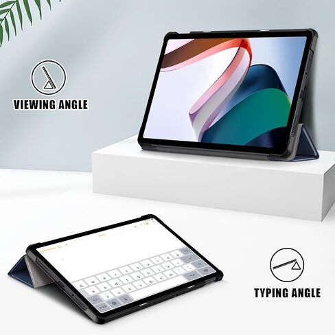 Gylint Case for Xiaomi Redmi Pad SE 11'' 2023, Folding Folio Ultra-Thin PU Leather Stand Case Cover for Xiaomi Redmi Pad SE Black in Kuwait