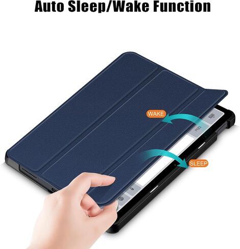 Gylint Case for Xiaomi Redmi Pad SE 11'' 2023, Folding Folio Ultra-Thin PU Leather Stand Case Cover for Xiaomi Redmi Pad SE Black in Kuwait